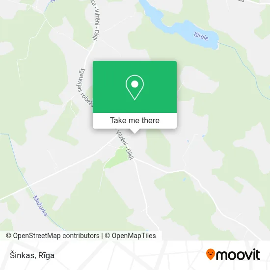 Šinkas map