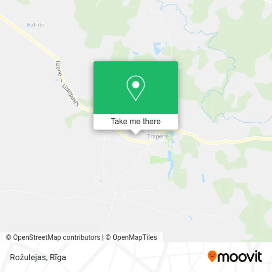 Rožulejas map
