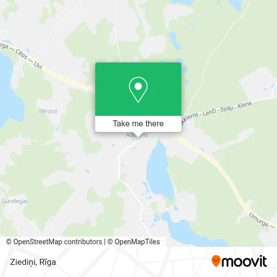 Ziediņi map