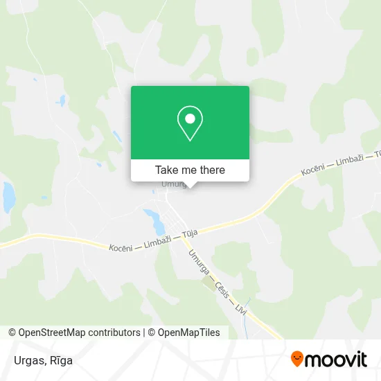 Urgas map