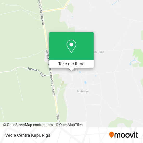 Vecie Centra Kapi map