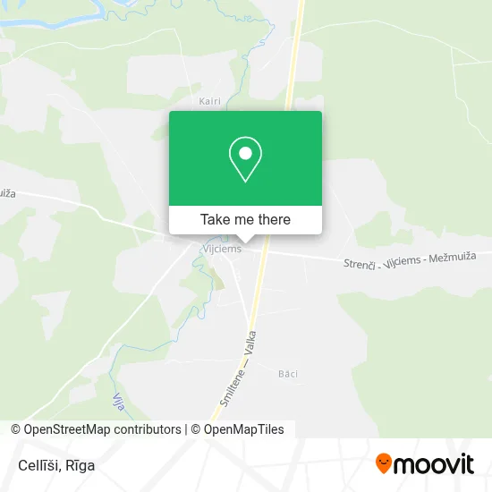 Cellīši map
