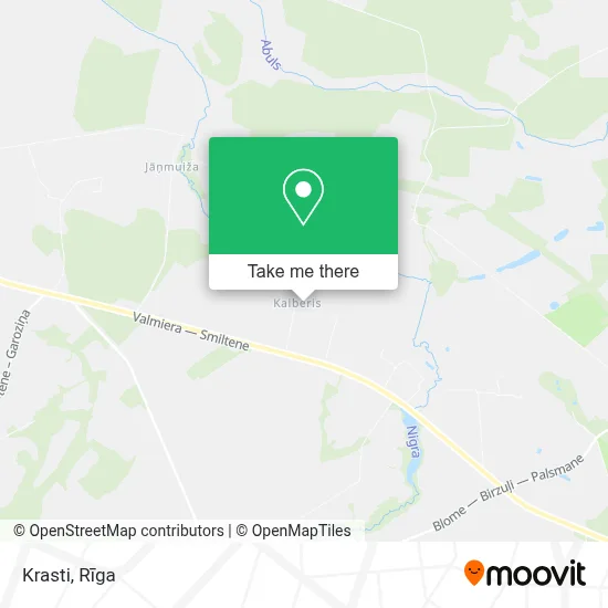 Krasti map