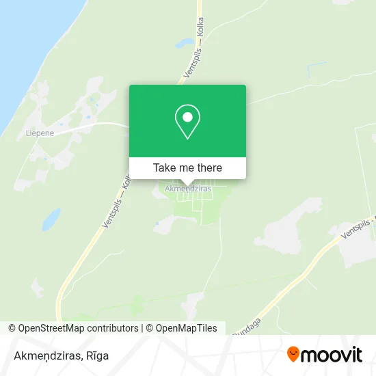Akmeņdziras map