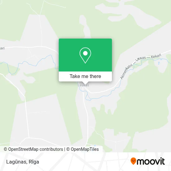 Lagūnas map