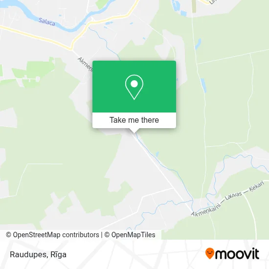 Raudupes map