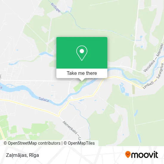 Zaļmājas map