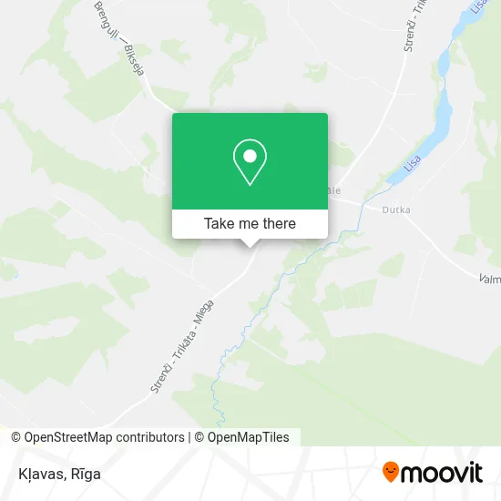 Kļavas map