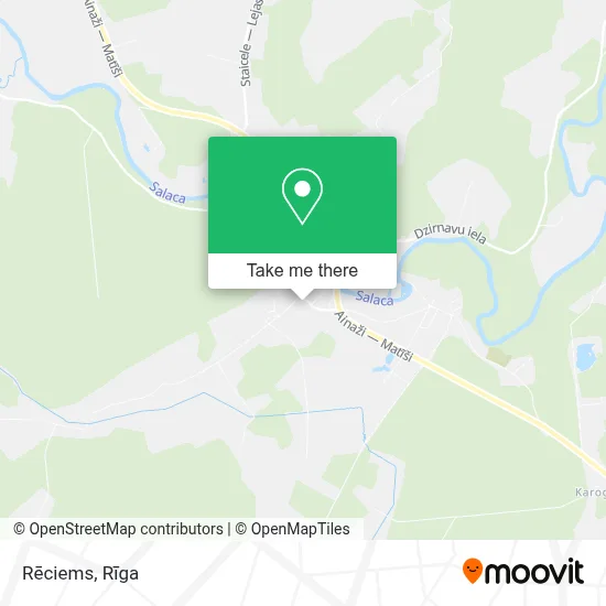 Rēciems map