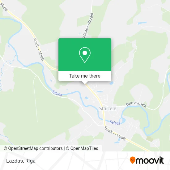 Lazdas map