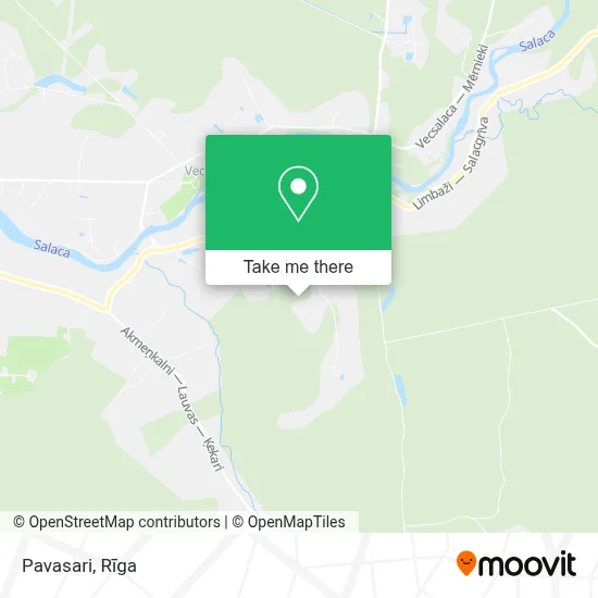 Pavasari map