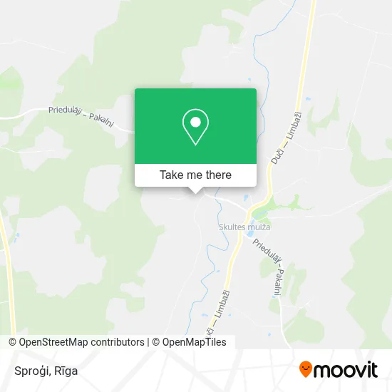 Sproģi map