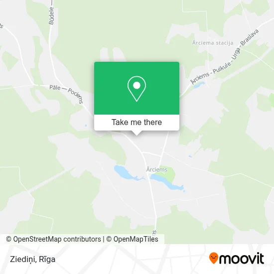 Ziediņi map