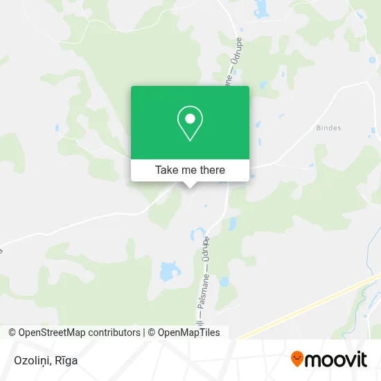Ozoliņi map