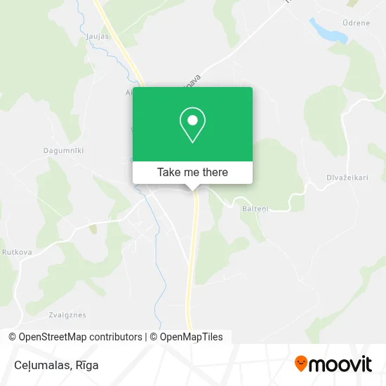 Ceļumalas map