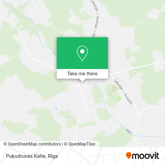 Puķudruvas Kalte map