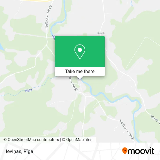 Ieviņas map