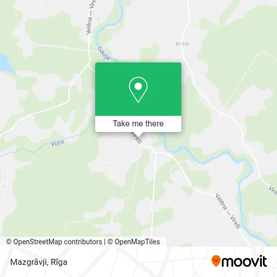 Mazgrāvji map