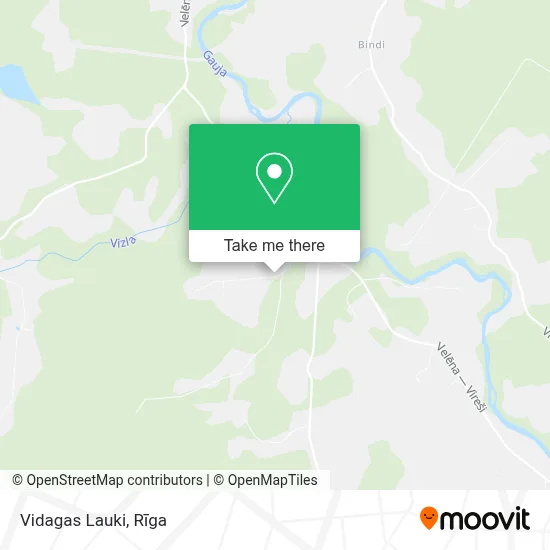 Vidagas Lauki map