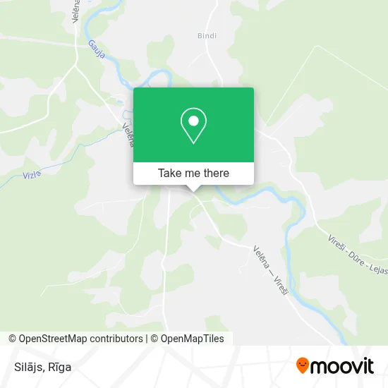 Silājs map