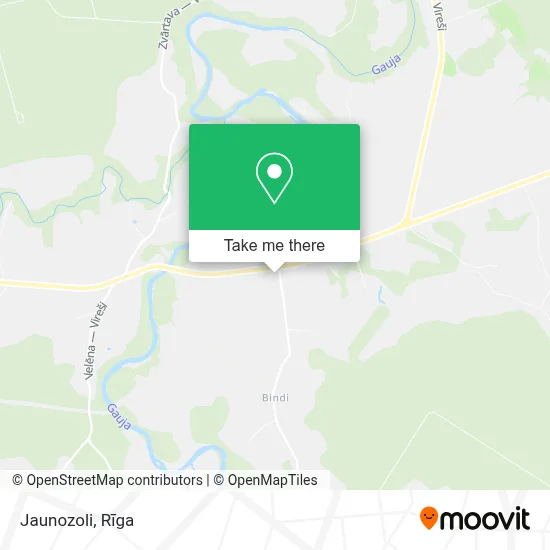 Jaunozoli map