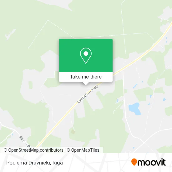 Pociema Dravnieki map