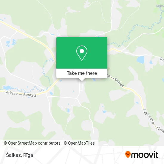 Šalkas map