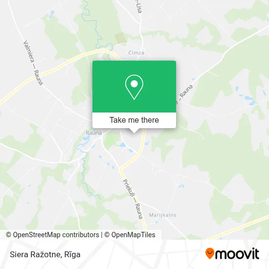 Siera Ražotne map