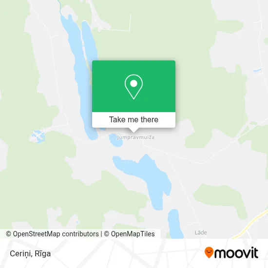 Ceriņi map