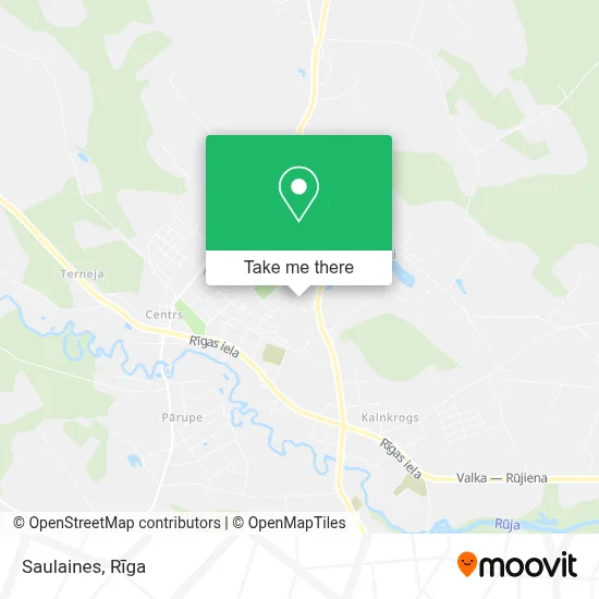 Saulaines map