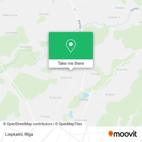 Liepkalni map