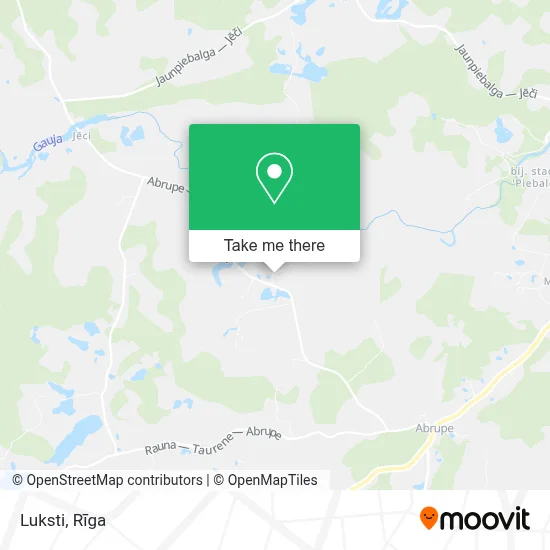 Luksti map