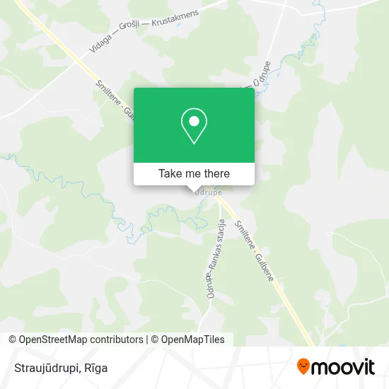 Straujūdrupi map