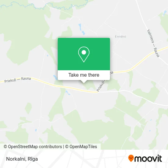 Norkalni map