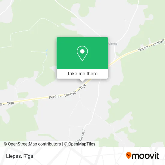 Liepas map