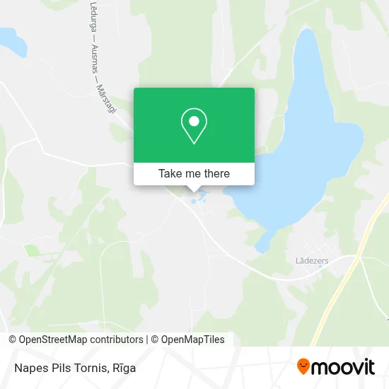 Napes Pils Tornis map