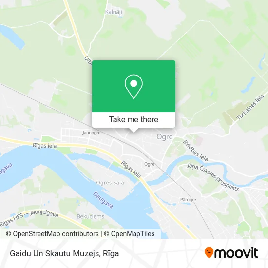 Gaidu Un Skautu Muzejs map