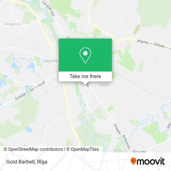 Gold Barbell map