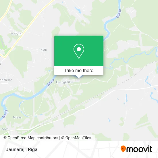 Jaunarāji map