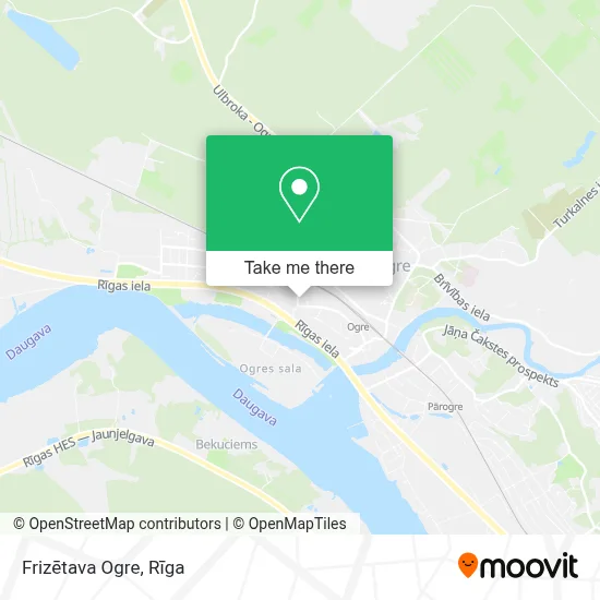 Frizētava Ogre map