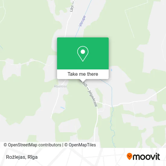 Rožlejas map
