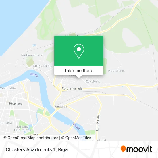 Chesters Apartments 1 map