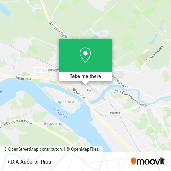 R.D.A Apģērbi map