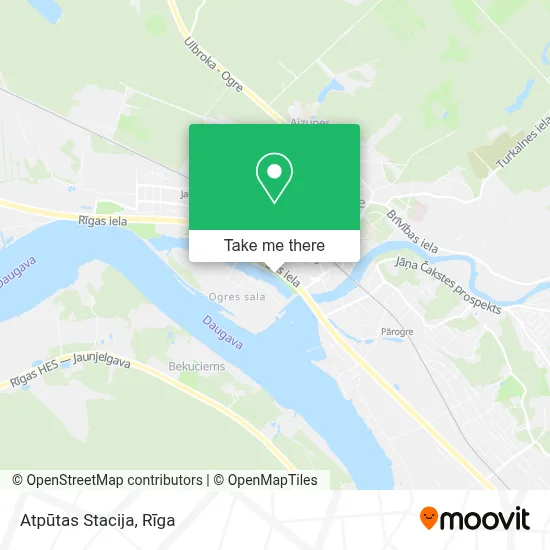 Atpūtas Stacija map
