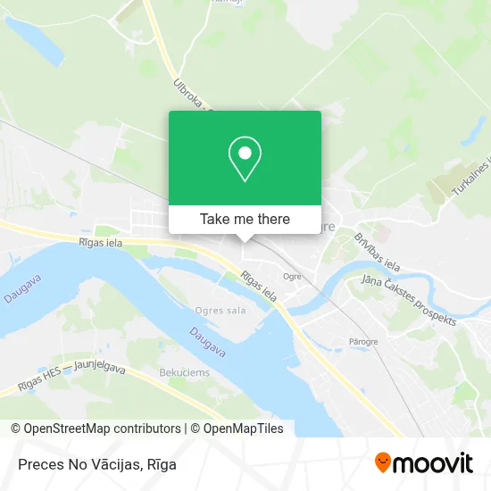 Preces No Vācijas map
