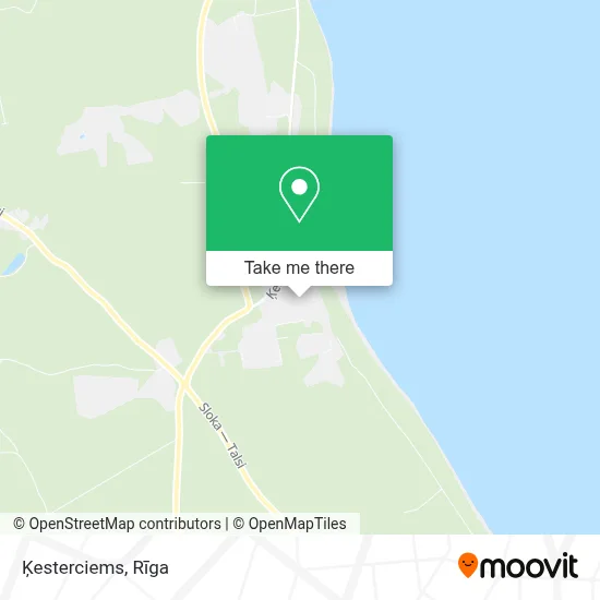 Ķesterciems map