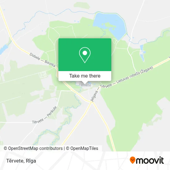 Tērvete map