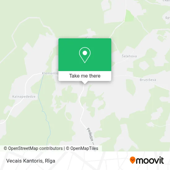 Vecais Kantoris map
