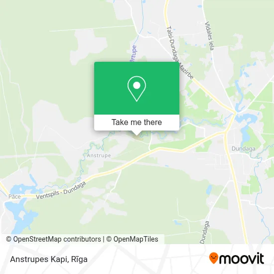 Anstrupes Kapi map
