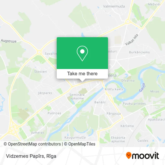 Vidzemes Papīrs map